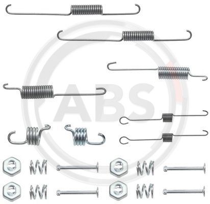 A.B.S. priedų komplektas, stabdžių trinkelės 0809Q