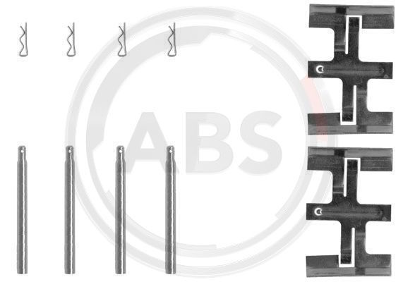 A.B.S. Комплектующие, колодки дискового тормоза 1045Q