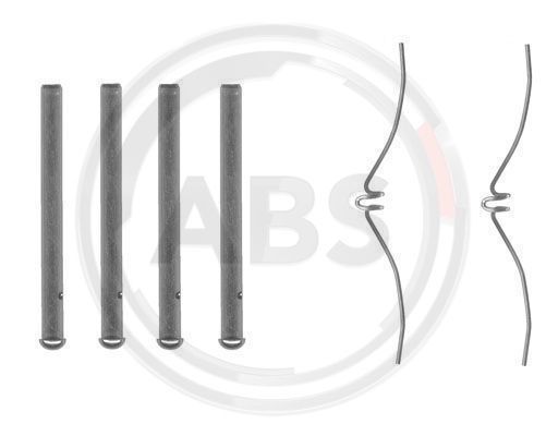 A.B.S. priedų komplektas, diskinių stabdžių trinkelės 1061Q