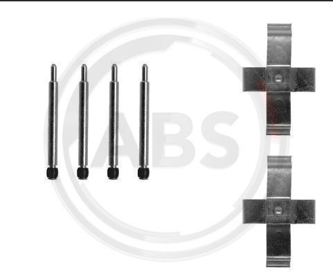 A.B.S. Комплектующие, колодки дискового тормоза 1114Q
