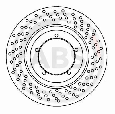 A.B.S. stabdžių diskas 15808
