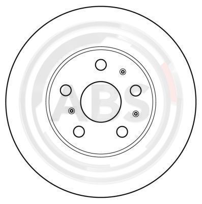 A.B.S. stabdžių diskas 16021