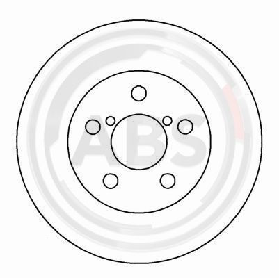 A.B.S. stabdžių diskas 16554