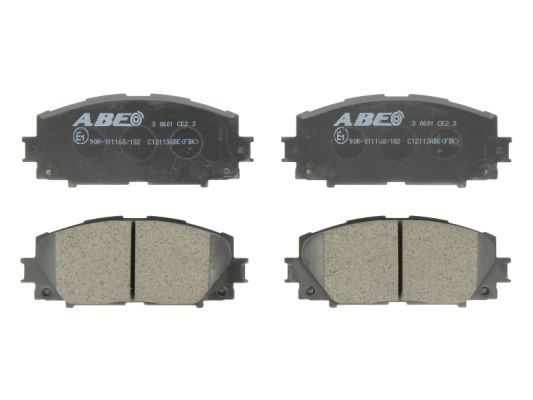 ABE Комплект тормозных колодок, дисковый тормоз C12113ABE
