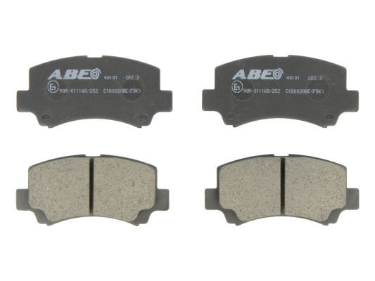 ABE Комплект тормозных колодок, дисковый тормоз C18002ABE