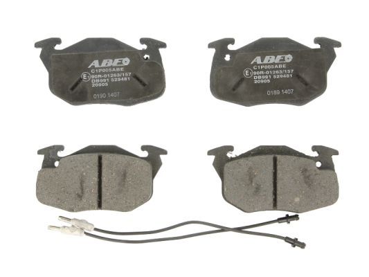 ABE Комплект тормозных колодок, дисковый тормоз C1P005ABE