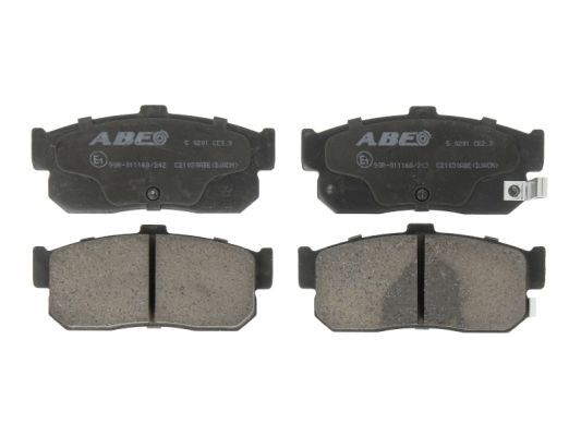 ABE Комплект тормозных колодок, дисковый тормоз C21030ABE
