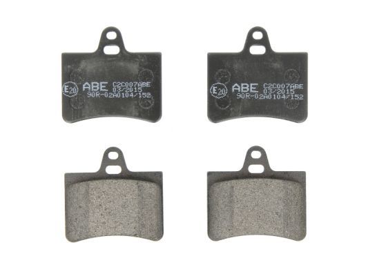 ABE Комплект тормозных колодок, дисковый тормоз C2C007ABE
