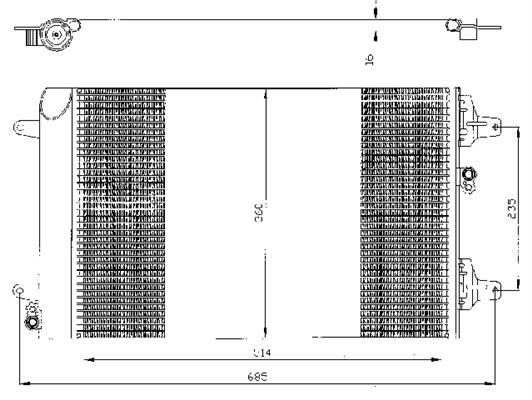 ACR Конденсатор, кондиционер 300431