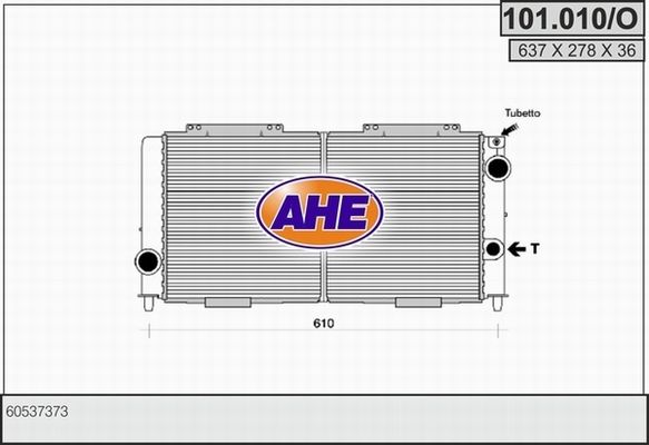 AHE radiatorius, variklio aušinimas 101.010/O