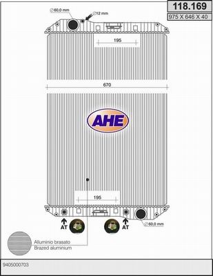 AHE radiatorius, variklio aušinimas 118.169
