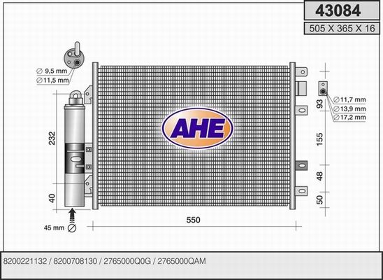AHE kondensatorius, oro kondicionierius 43084