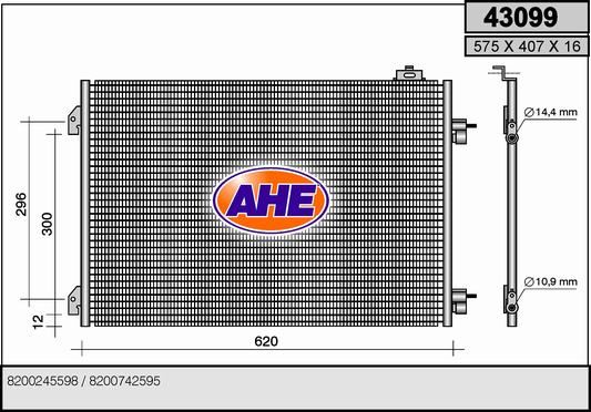 AHE kondensatorius, oro kondicionierius 43099