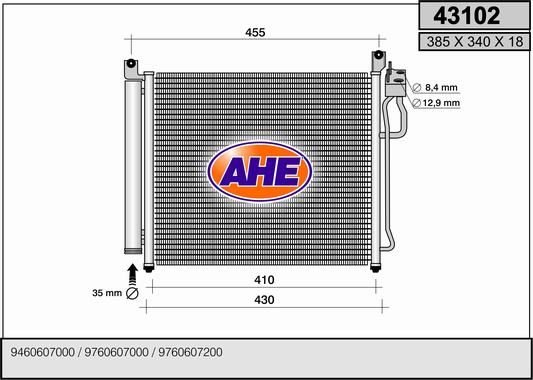 AHE kondensatorius, oro kondicionierius 43102