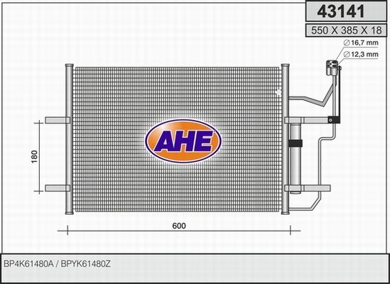 AHE kondensatorius, oro kondicionierius 43141