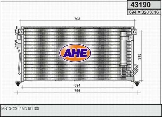 AHE kondensatorius, oro kondicionierius 43190