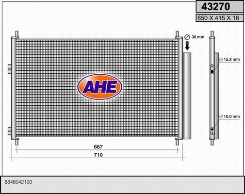 AHE kondensatorius, oro kondicionierius 43270
