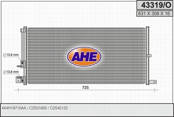 AHE kondensatorius, oro kondicionierius 43319/O
