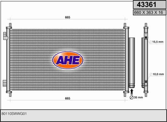 AHE kondensatorius, oro kondicionierius 43361