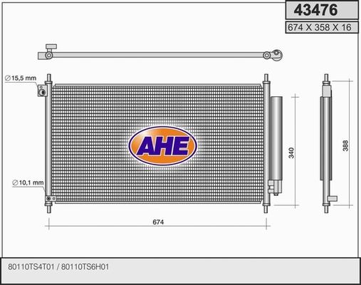 AHE kondensatorius, oro kondicionierius 43476