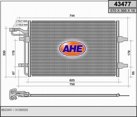 AHE kondensatorius, oro kondicionierius 43477
