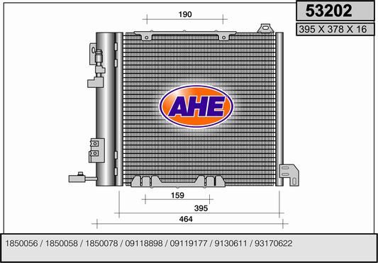AHE kondensatorius, oro kondicionierius 53202
