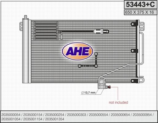 AHE kondensatorius, oro kondicionierius 53443+C