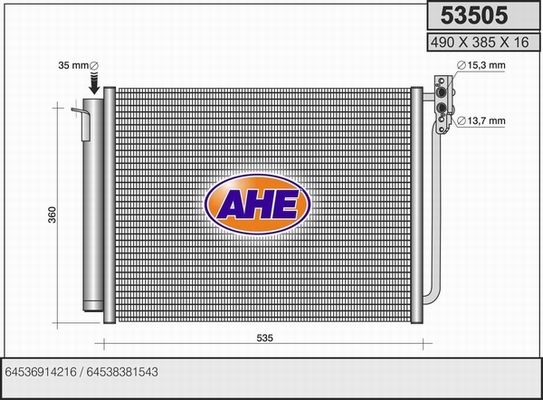 AHE kondensatorius, oro kondicionierius 53505