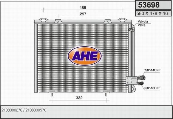 AHE kondensatorius, oro kondicionierius 53698