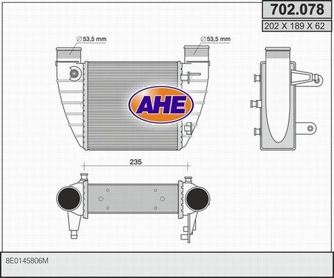 AHE Интеркулер 702.078