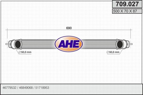 AHE Интеркулер 709.027