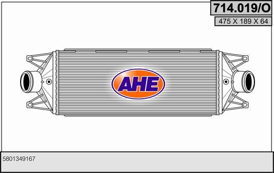 AHE Интеркулер 714.019/O