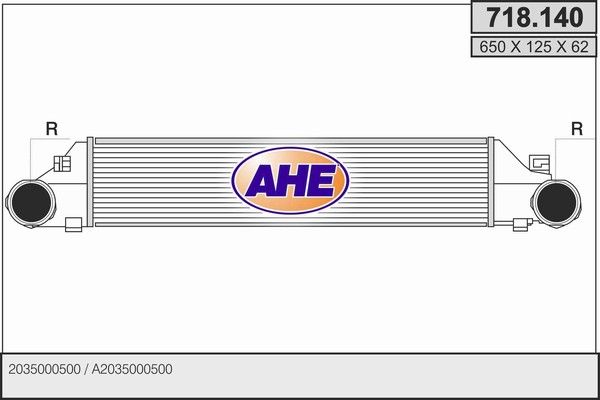 AHE Интеркулер 718.140