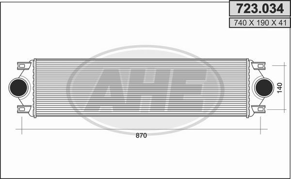 AHE Интеркулер 723.034