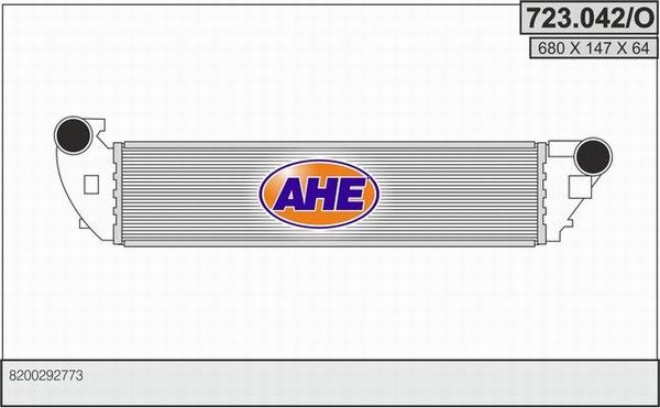 AHE Интеркулер 723.042/O