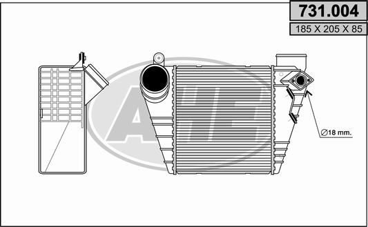 AHE Интеркулер 731.004