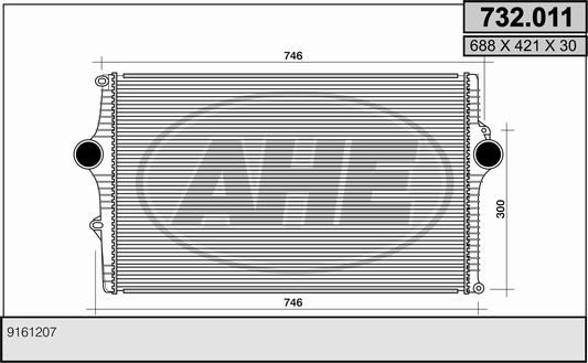 AHE Интеркулер 732.011