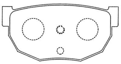 AISIN Комплект тормозных колодок, дисковый тормоз ASN-89