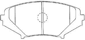 AISIN Комплект тормозных колодок, дисковый тормоз E1N006