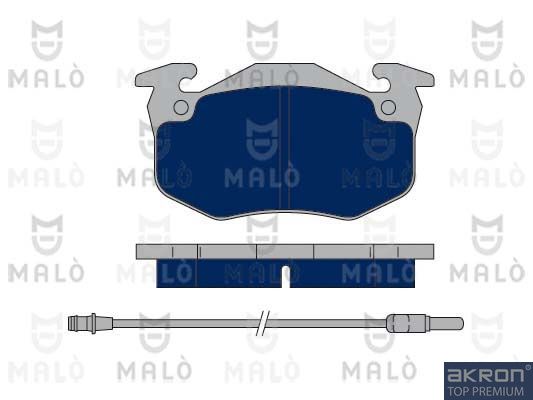 AKRON-MALÒ Комплект тормозных колодок, дисковый тормоз 1050056