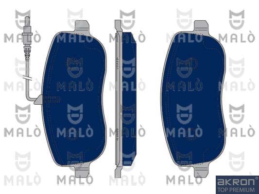 AKRON-MALÒ Комплект тормозных колодок, дисковый тормоз 1050137