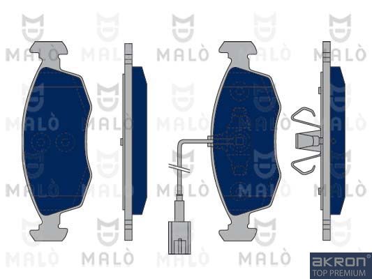 AKRON-MALÒ Комплект тормозных колодок, дисковый тормоз 1050158