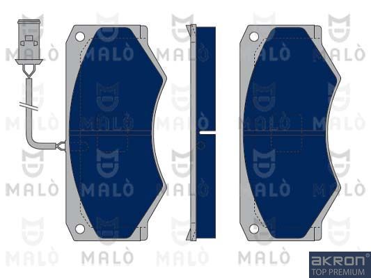 AKRON-MALÒ Комплект тормозных колодок, дисковый тормоз 1050159