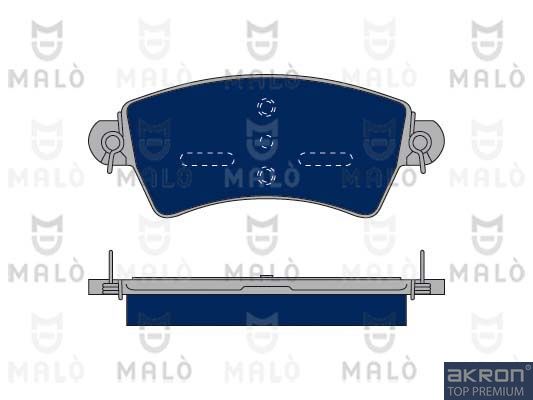 AKRON-MALÒ Комплект тормозных колодок, дисковый тормоз 1050363
