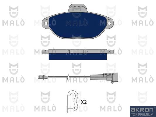 AKRON-MALÒ Комплект тормозных колодок, дисковый тормоз 1050383