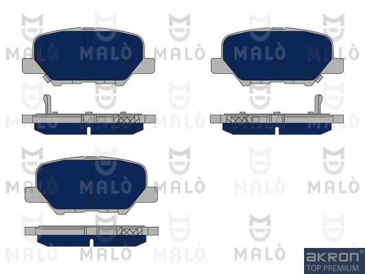 AKRON-MALÒ Комплект тормозных колодок, дисковый тормоз 1051160