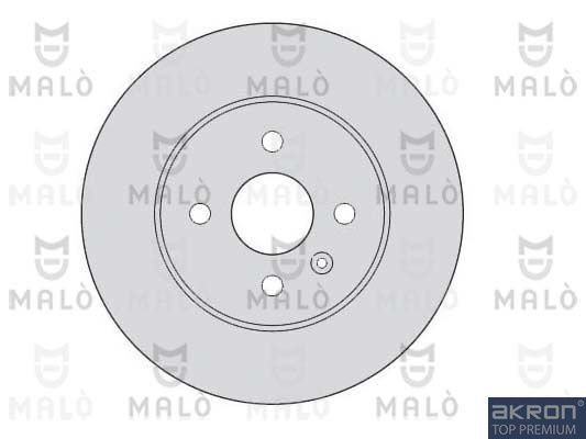 AKRON-MALÒ Тормозной диск 1110046
