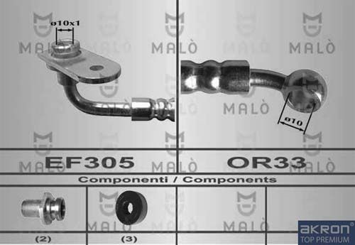 AKRON-MALÒ Тормозной шланг 80601
