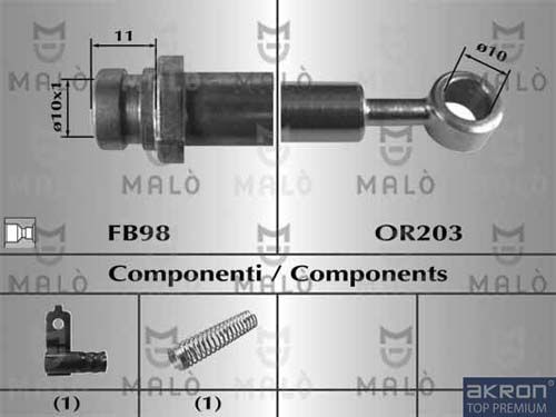 AKRON-MALÒ Тормозной шланг 80778