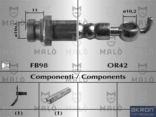 AKRON-MALÒ stabdžių žarnelė 80782
